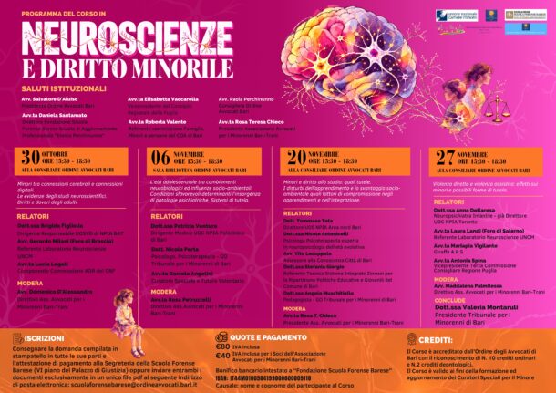 Neuroscienze e diritto minorile x qr_001